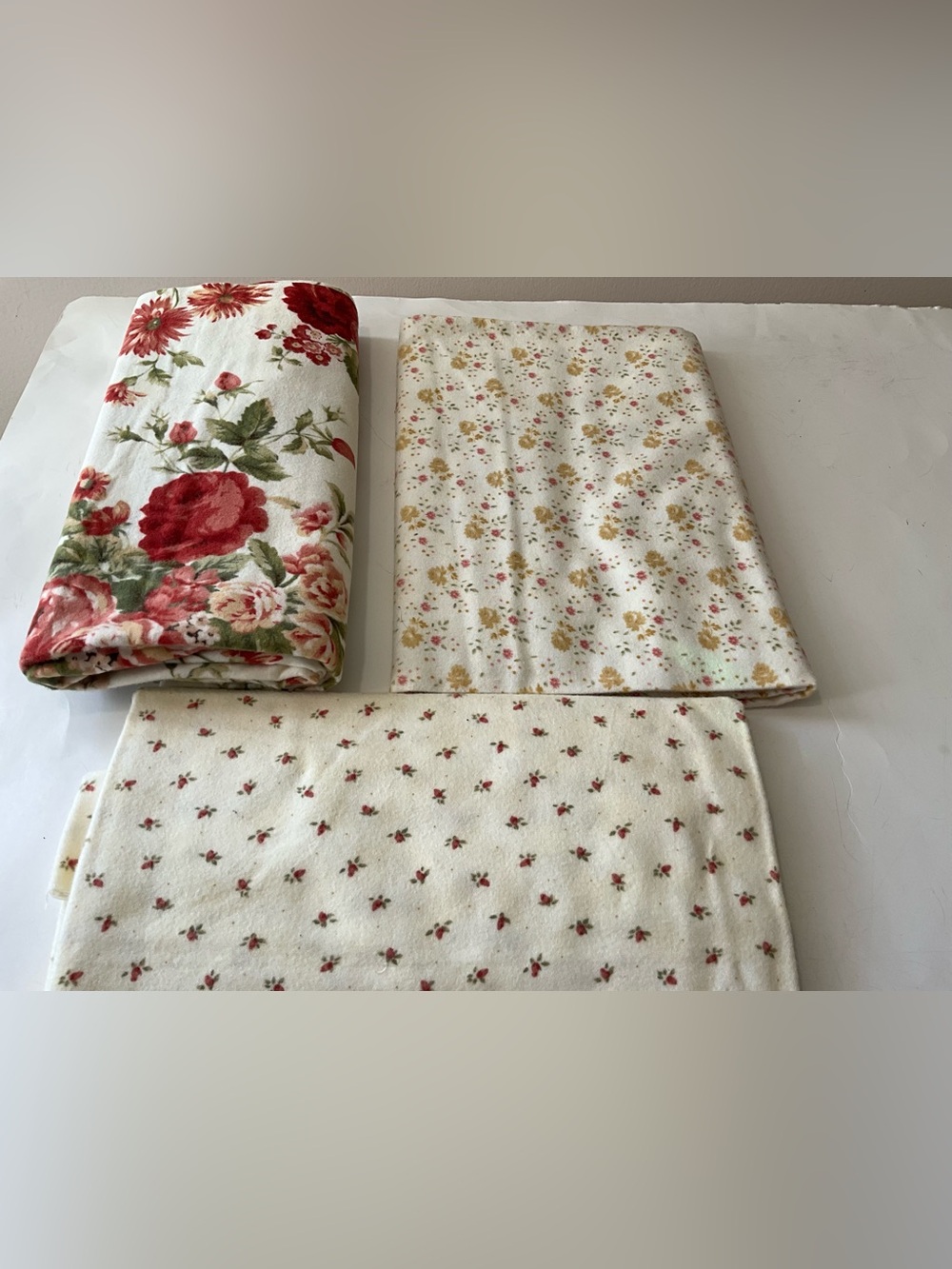 Fleece Quilting Fabric Maywood Studio WillowBerry Lane Floral Country Core Style